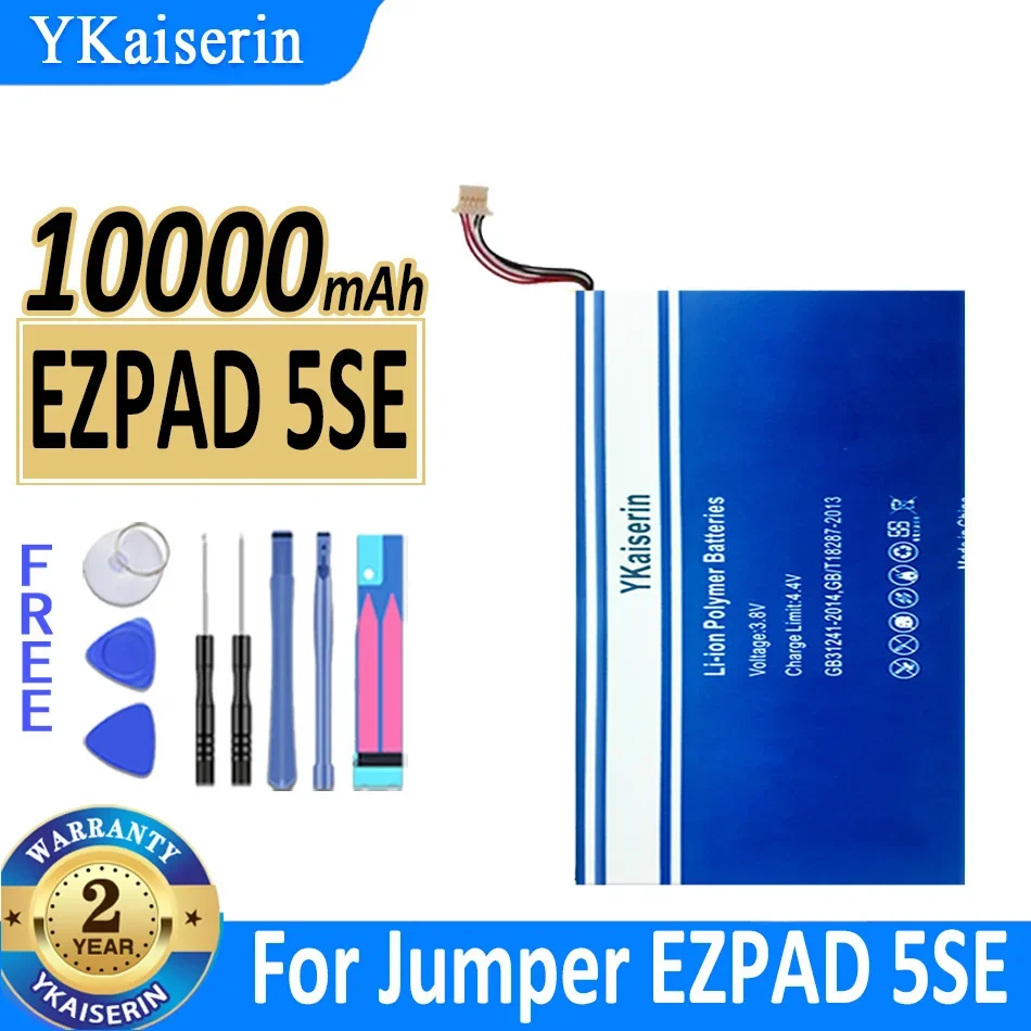 

10000mAh YKaiserin Battery For Jumper EZPAD 5SE 5-wire Laptop Batteries