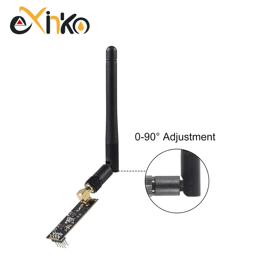 1-10PCS NRF24L01+ 2.4G wireless data transmission module 2.4GHz NRF24L01 upgrade version NRF24L01+PA+LNA 1000 Meters For Arduino 4