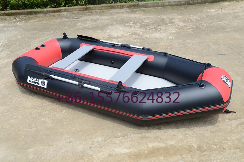 

1.75-3.6m PVC Fishing Boat with Air Deck Bottom for 1-6 Persons 0.7mm Thicken Fish Kayak Canoe Raft Accessories Caiaque De Pesca