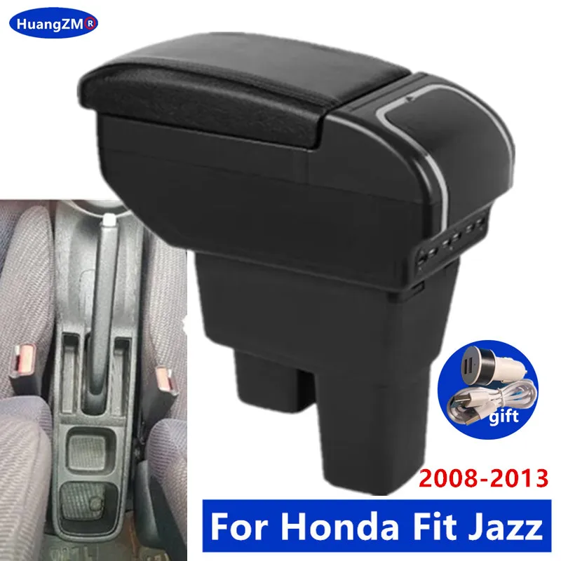 ForHondaJazzArmrestboxForHondaFitJazz2CarArmrest20082013