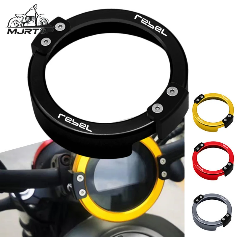 

Motorcycle Speedometer Gauge Protective Cover Meter Instrument Ring Cover For HONDA Rebel CMX300 CMX500 REBEL CMX 300 500 17-21