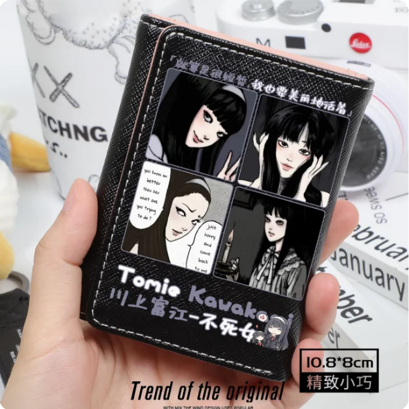 Anime Tomie Kawakami Fashion Wallet PU Purse Card Holder Hasp Money Bag Cosplay Gift B1399