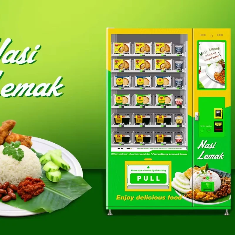 New Arrived Green Vending Machine Export Malaysia Elevator Vending Machine for Refrigerated Food - Image 3