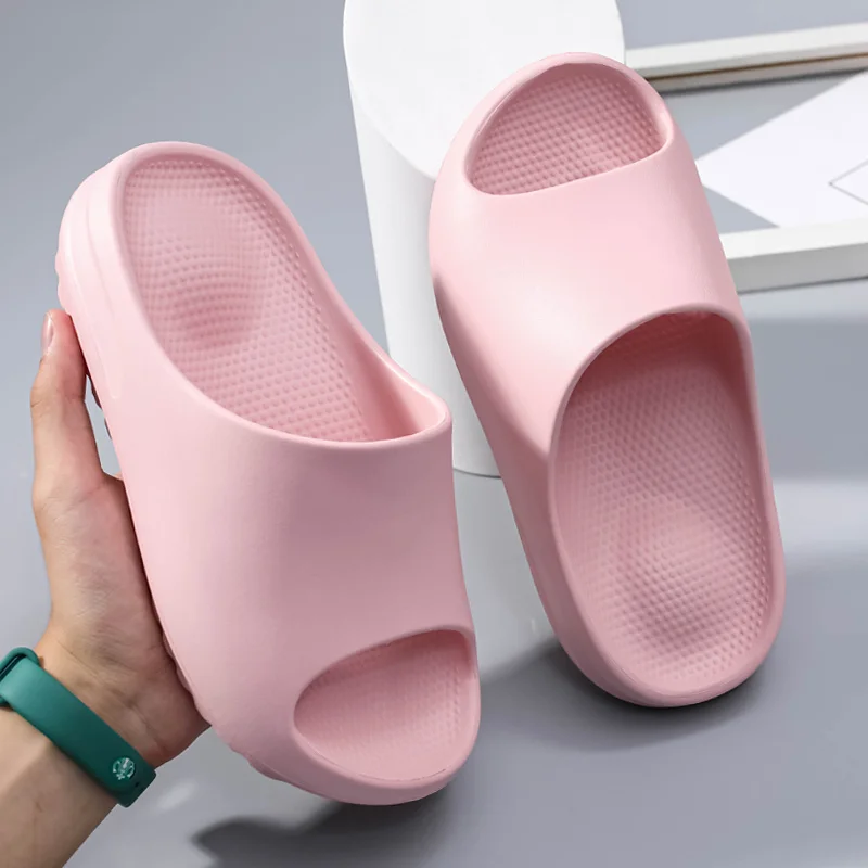 Slippers for Women and Men Non-Slip With Thick Sole Soft Foam Sliders Super Soft Non-Slip Slipper for Indoor  Outdoor_voghion.com