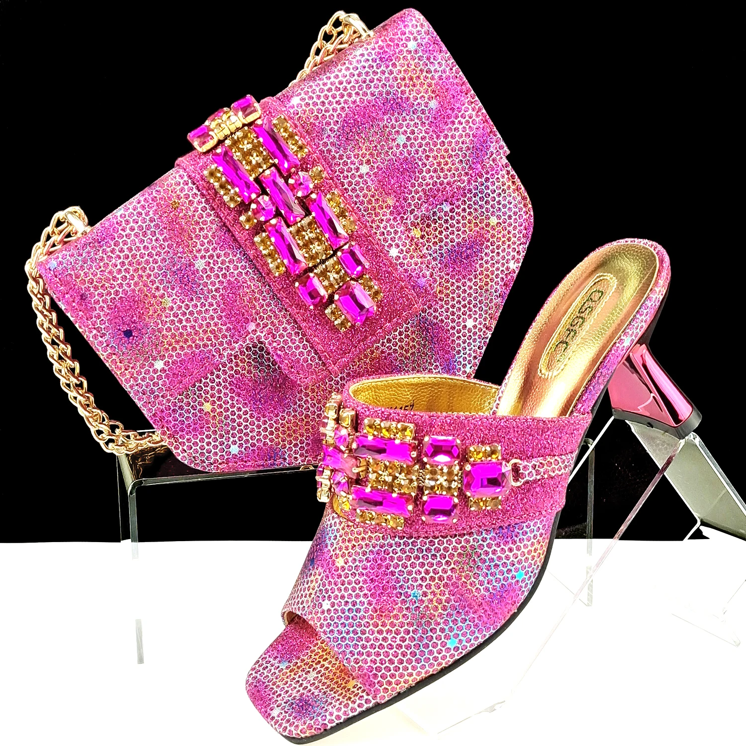 LydaBaby Pink Elegant Chain Smock Collection Footie main image 1