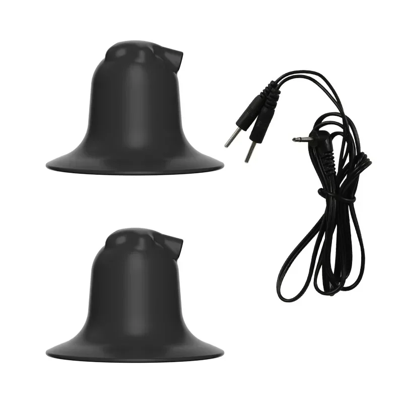 Electric Shock Nipple Sucker Enlarger Nipple Clamp Pussy Pump Clit Clip Vacuum Stimulate Breast Enlarger Sextoy For Women Men SM