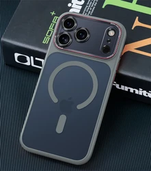 Magnetic Phone Case with Camera Control Button - iPhone 15 (GRAY)