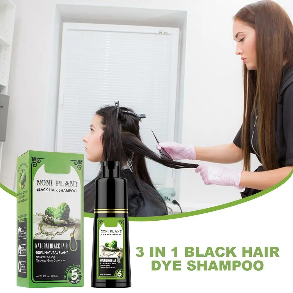 Description Picture 4 of itemBlack Color Dye Shampoo 250ml Natural Dye For Long-Lasting Hair Color Moisturizer And Lock In Color Hair Dye For Travel Dating
