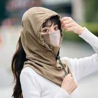 Hot Sale Filter Screen Head Cap Windproof Mask Cap Pullover Cap Unisex Autumn Winter Warm Head Cover 2