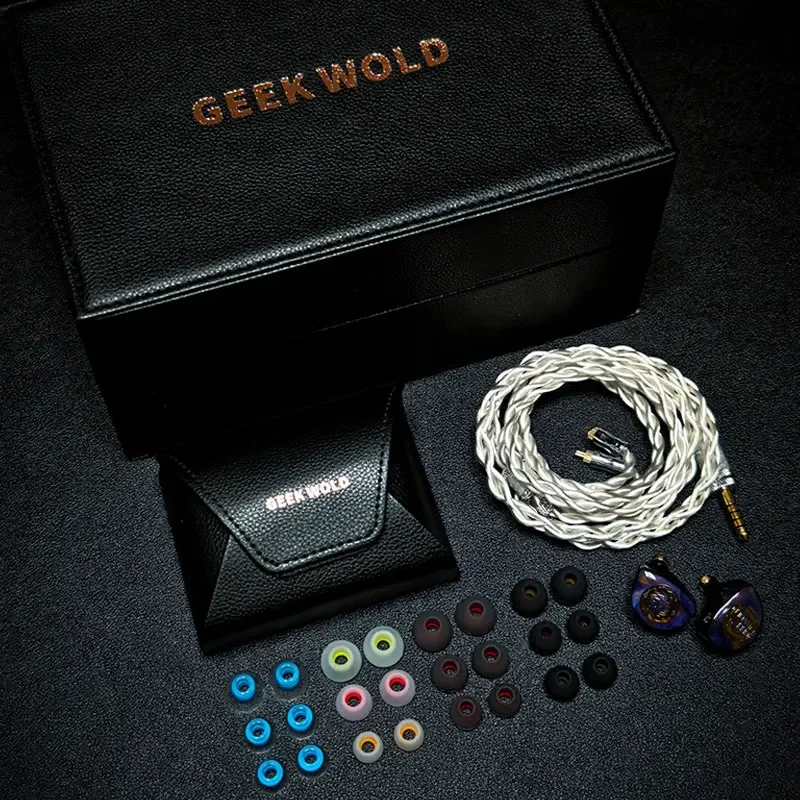 Geek Wold GK300 8BA+2PZT+Planar+DD イヤホン GEEKWOLD GK300 PRO 8BA+2PZT+1 Planar+1DD IEMs HIFI インイヤー有線