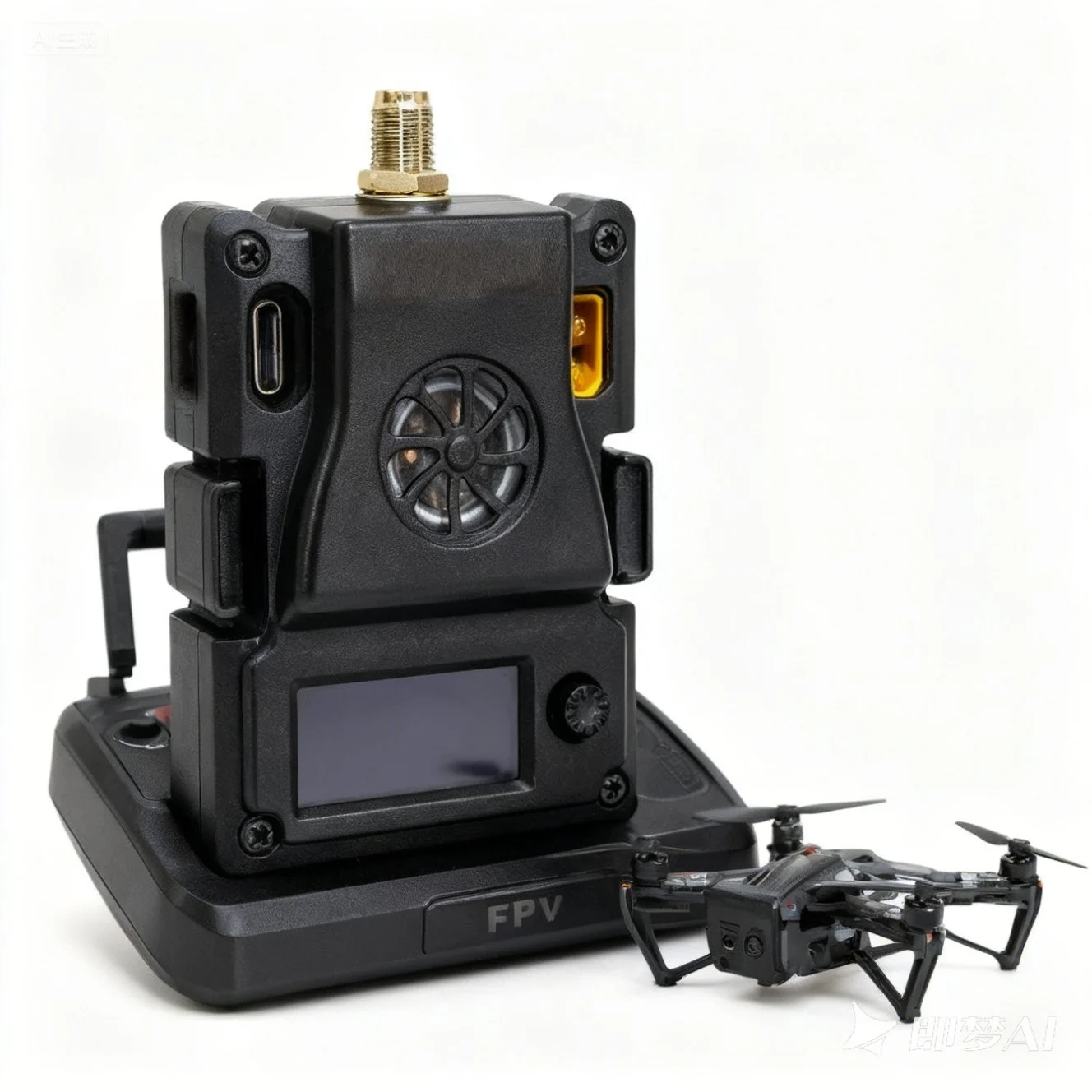 Récepteur ELRS 433-750MHz avec antenne, parfait pour drone FPV RC. Achetez Récepteur ELRS Haute Performance 360-750MHz pour Drone FPV.