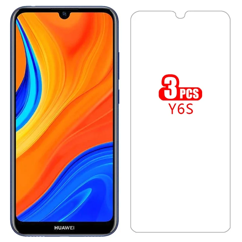 Custodia Per Huawei Y6S Cover Screen Protector Vetro Temperato Su Huaweiy6S Y 6 S Y6 S Ys6 6Ys Coque Huawey Huawei Huwei Huawei Huawei 9H