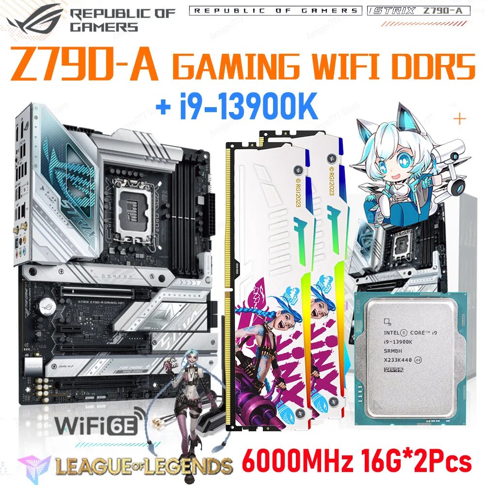  Intel Core i5-13600K Desktop Processor & ASUS Prime Z790M-Plus  D4 LGA 1700(Intel® 12th&13th Gen) microATX Motherboard : Electronics