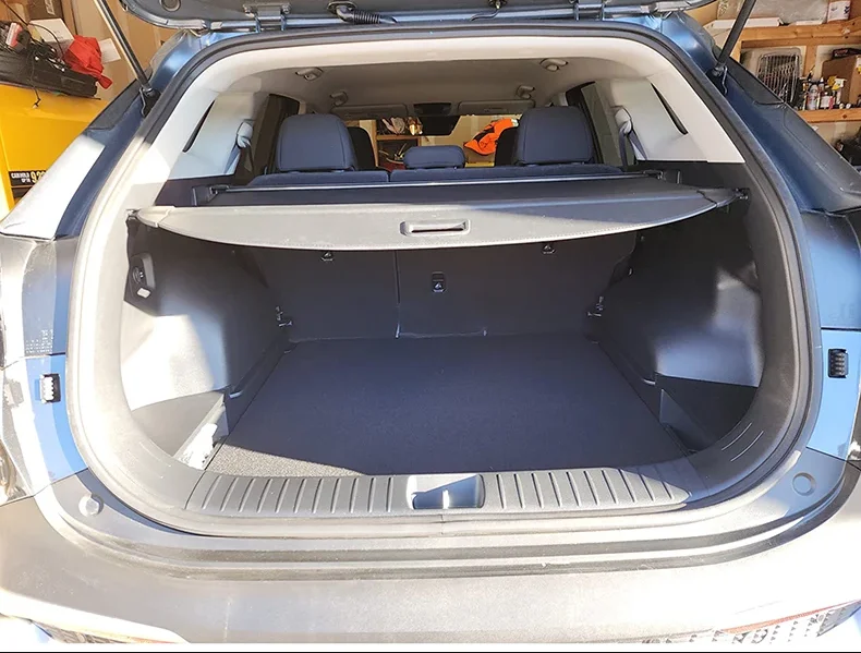 Rear Trunk Cargo Cover For KIA Sportage Privacy Trunk Screean Security Shield Shade Stretchable Parts