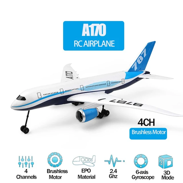 Xk-avião de controle remoto a150 b747, modelo de avião rc com asa fixa,  2.4g, 3ch, 200m, distância de controle remoto - AliExpress