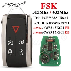 Premium 5-Button Keyless Entry Remote Car Key - 315Mhz FSK