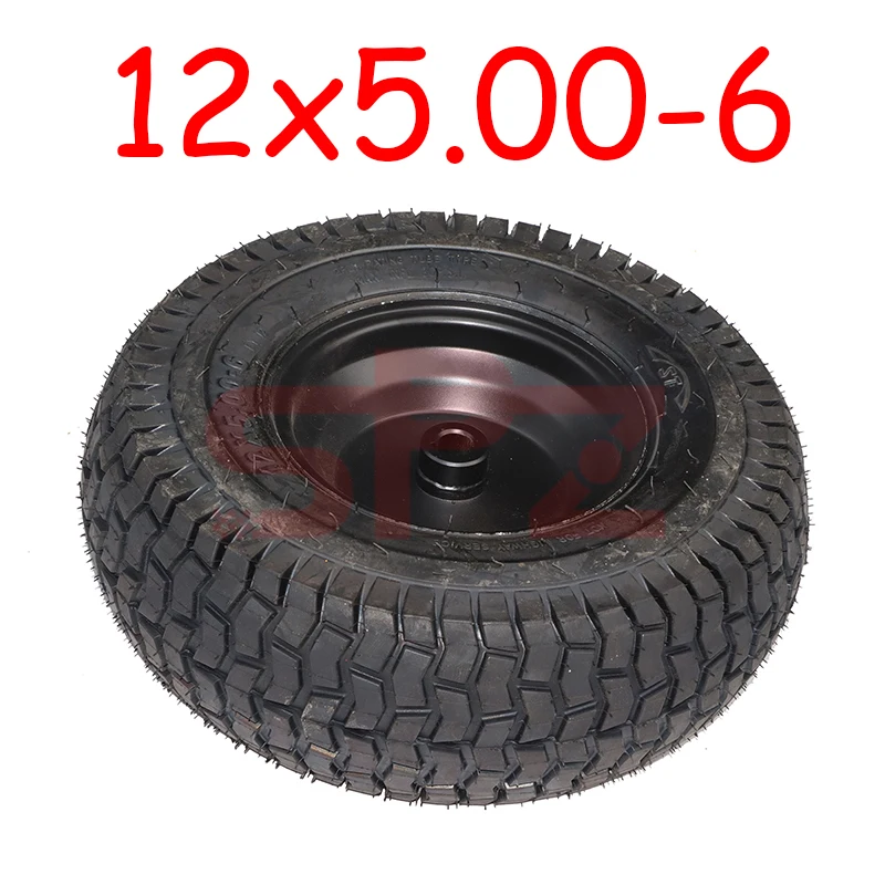 

6-inch rear wheel accessories 12x5.00-6 self-contained wheels suitable for mini ATV small four-wheel ATV vacuum tire iron wheels