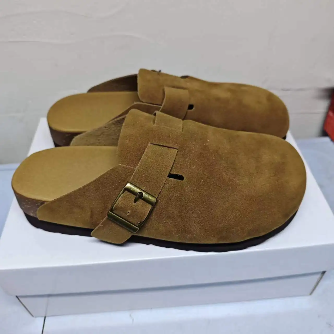 2024 Women\'s Slippers Summer Mules Platforms Sandals Casual Home Beach Luxury Flats Comfortable Elegant Shoes Big Size 42 43