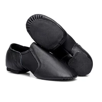 Genuine Leather Jazz Dance Shoes For Girls Brown Black Anti-Slip Jazz Shoes Adult Dance Sneakers High Quality Jazz Shoes 2