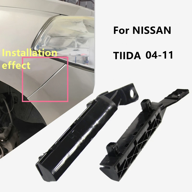 Front Left Right Bumper Bracket Fasteners Support Holder Retainer Clips For NISSAN TIIDA C11 2004-2011