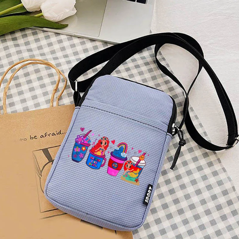 Karol G Singer Women's Bag Female Coin Purse Causal Hand Canvas Bag Mobile Phone Bags Crossbody Bags Single Shoulder Purse Bag 3