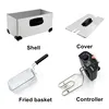 Multifunctional French Fries Frying Machine For Domestic Fryers Commercial Single-Cylinder Electric Frying Furnace Small Fried 5