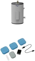 Chauffe-eau électrique polyvalent de 10 gallons, prêt à l'emploi, avec thermostat réglable, installation facile 5