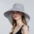 Women Snap Fastener Big Brim Hat Protection Visors Bucket Hat Sunscreen Fisherman Hats Outdoors Fishing Cap Ponytail Sun Hat 7