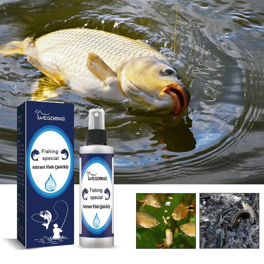 

30ml Fishing Attractant Spray For Carp Tilapia Catfish Tuna Lasting Fishing Baits Fishing Tools Accessories F3P4