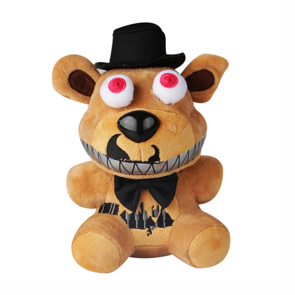 18cm FNAF Plush Toys Freddy Fazbear Bear Foxy Rabbit Bonnie Chica Peluche  Juguetes 5 Nights At Freddy Plushie Fnaf Plush Toys - AliExpress