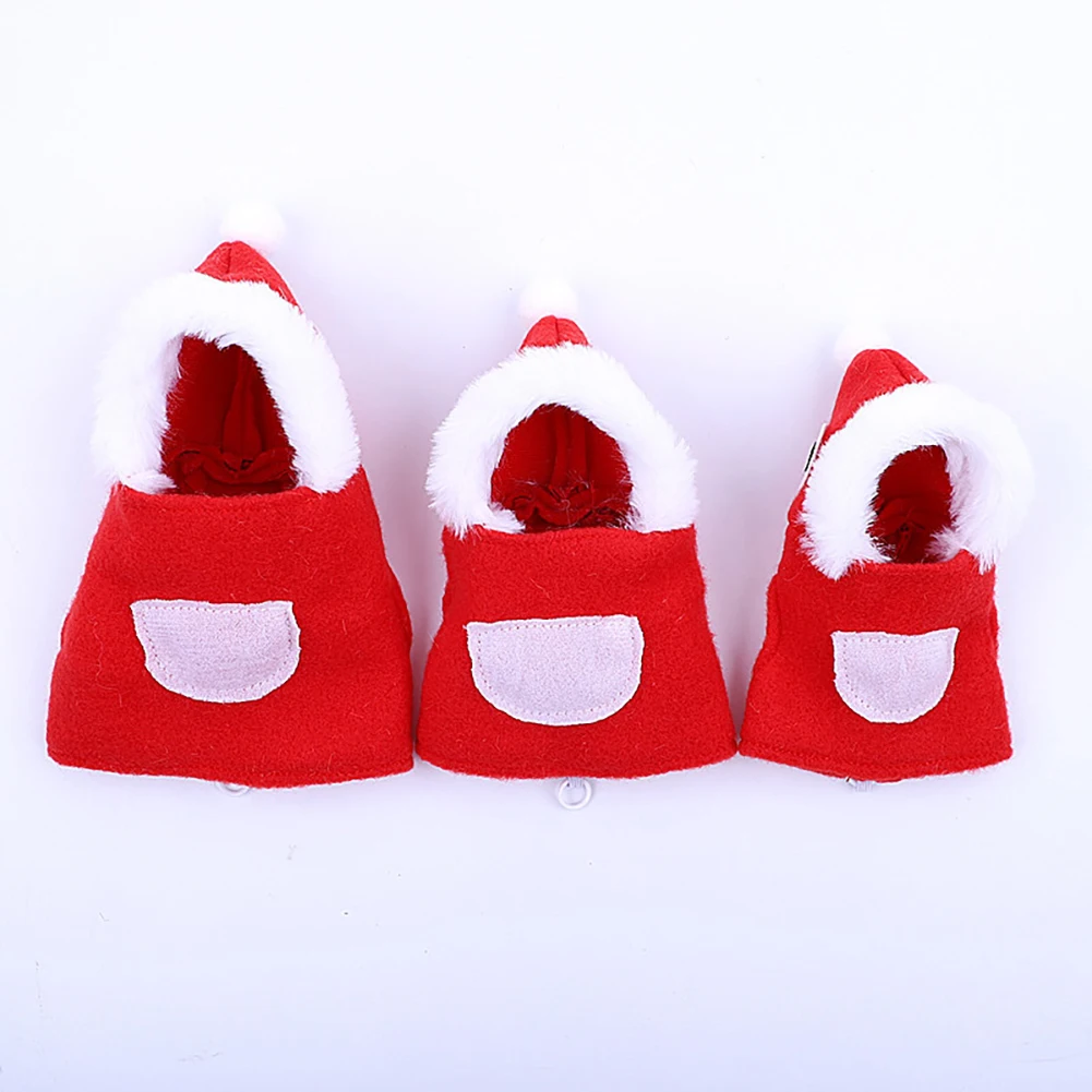 Bird Clothes Parrot Christmas Costume Hoodie Small Animals For Pet Shows New Year Parties Birthdays Holidays Wear