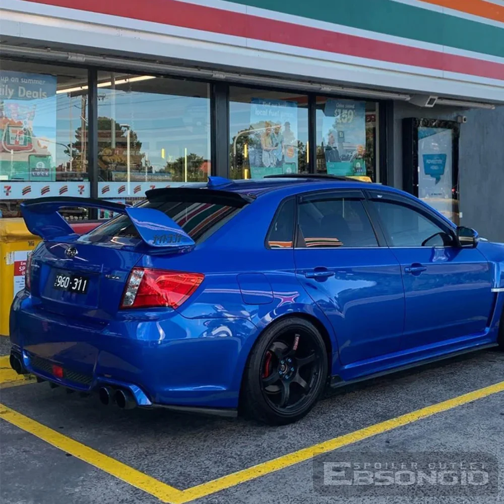 For Subaru IMPREZA WRX STI Glossy Black Spoiler 2008 2009 2010 2011 2012  2013 2014 ABS Plastic Rear Trunk Spoiler Splitter Wing - AliExpress, image size:1000x1000