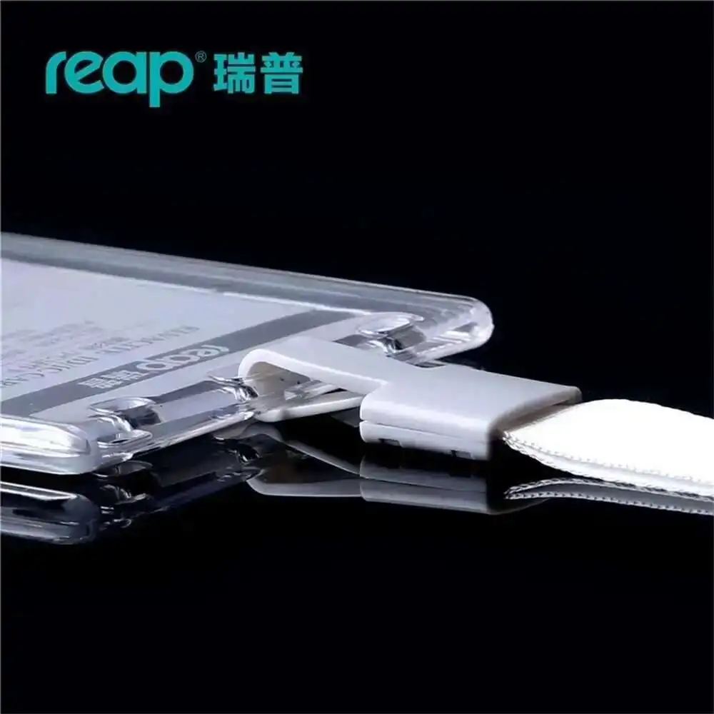 7187 Big Reap Size(105mmx74mm) Acrylic Card Clear Vertical Horizontal Style For Office Id Name Tags And Badge Holder