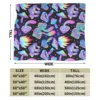 Psychedelic Magic Mushrooms Flannel Fleece Blanket Lightweighr Soft Cozy Plush Blanket for Bed Sofa Gift for Family 80x60 Inch 4