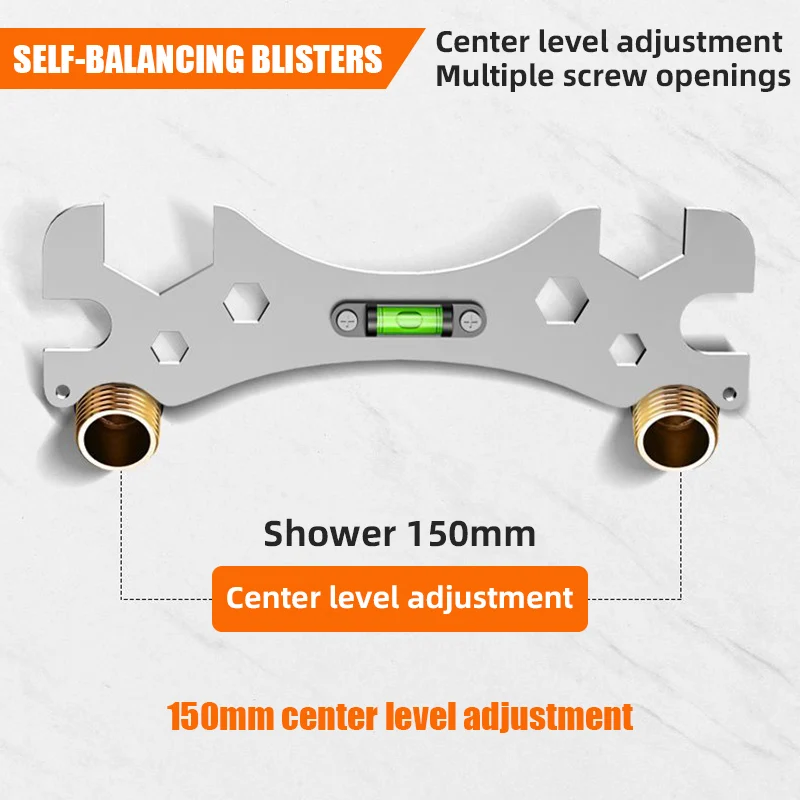 thumbnail image 2 of Multifunctional Key Bending Angle Levelling Key Shower Tap 2 of 13