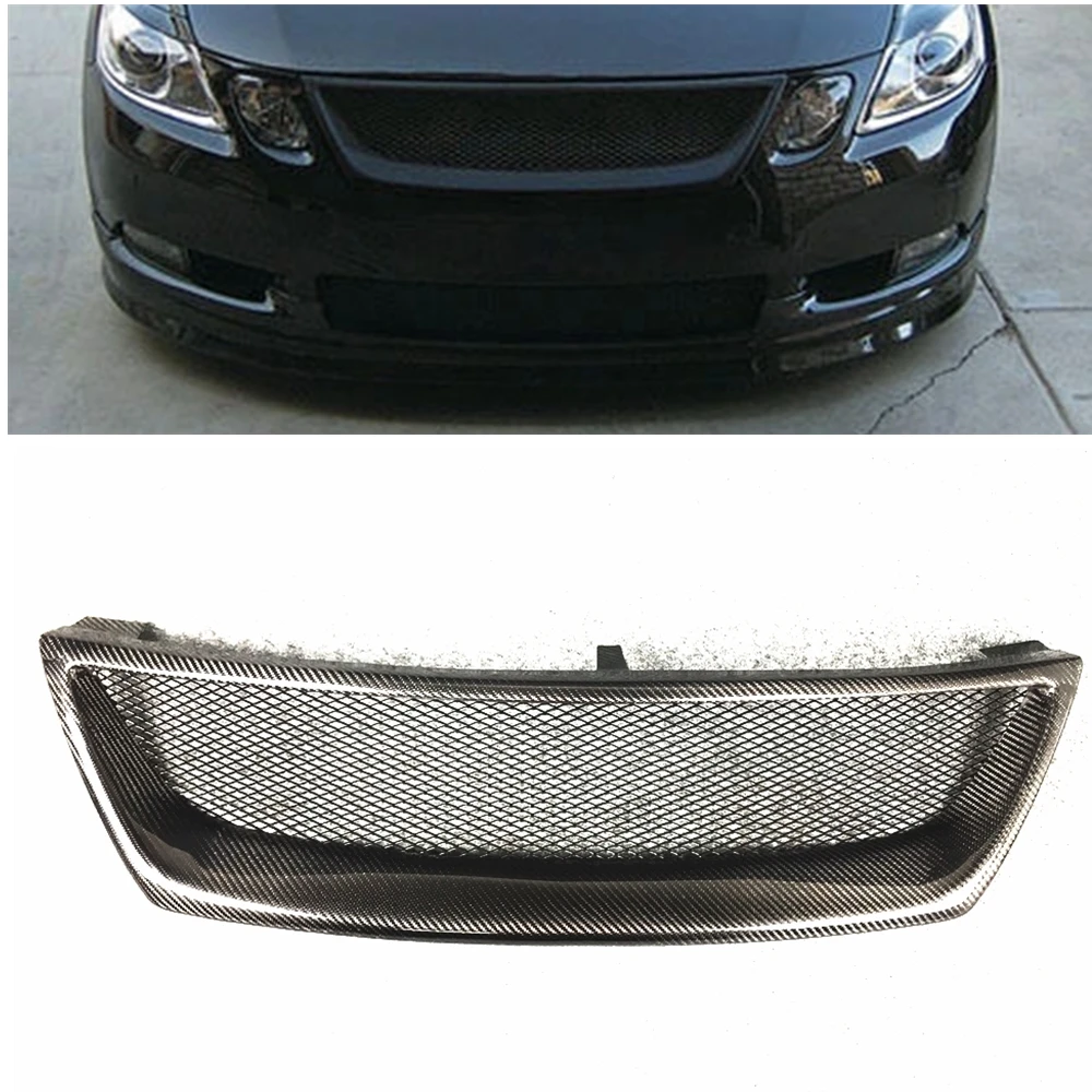 Real Carbon Fiber Grill Front Grille For Lexus GS GS300 GS350 GS430 4
