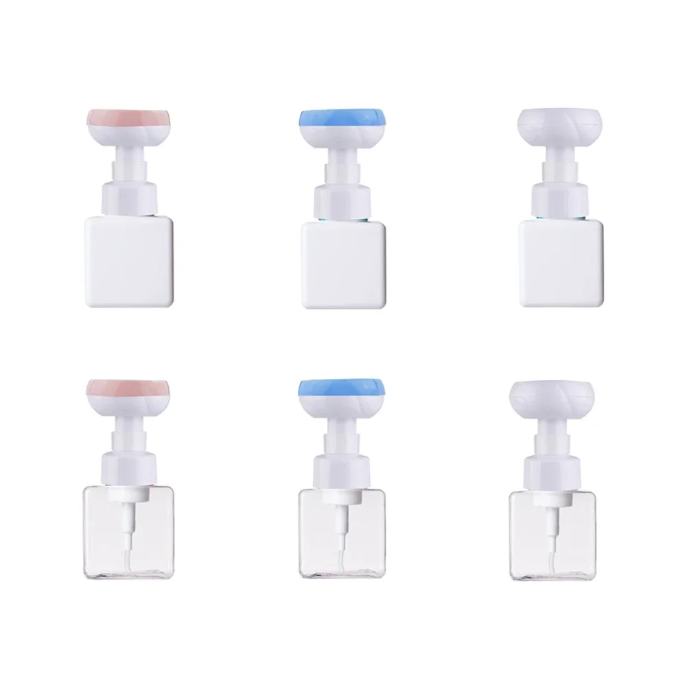 Bottle Foam Dispenser Storage Container Travel Bath Bubble Soap Cleaning Flower Shape Portable Removable Brand New