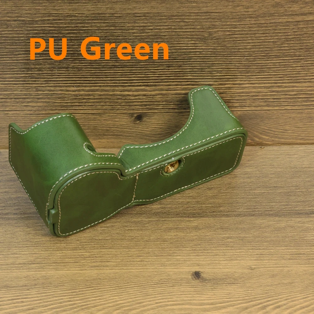 Premium PU Leather Half Base Bag Body Case Cover