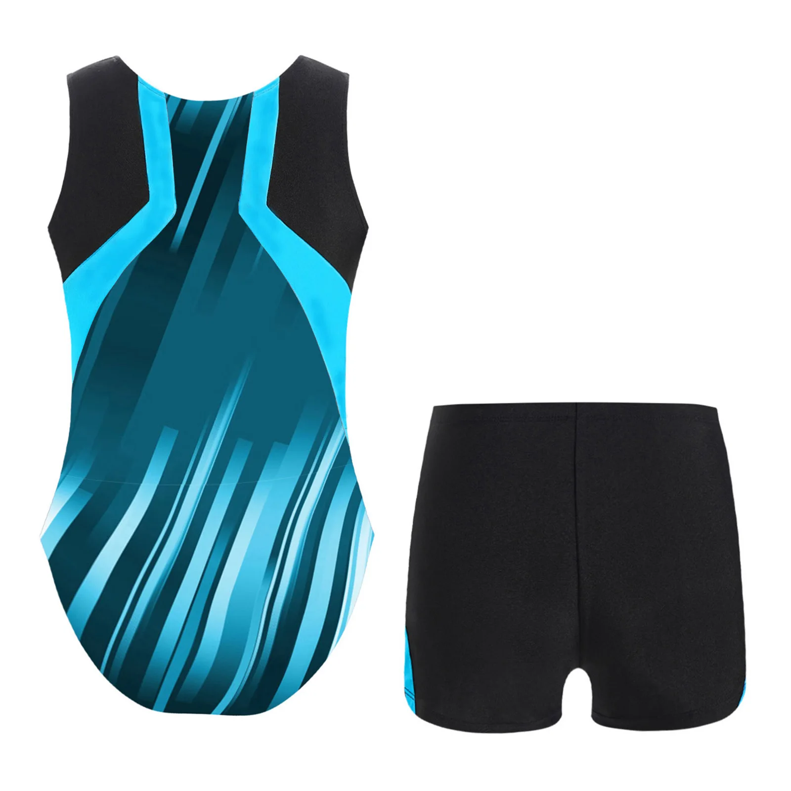 Kids Boys Gymnastics Leotard Shorts Set Ballet Tank Leotard Dancewear Workout Gym Unitard Jumpsuit Training Activewear 3486930 ballet leotard,dance leotard