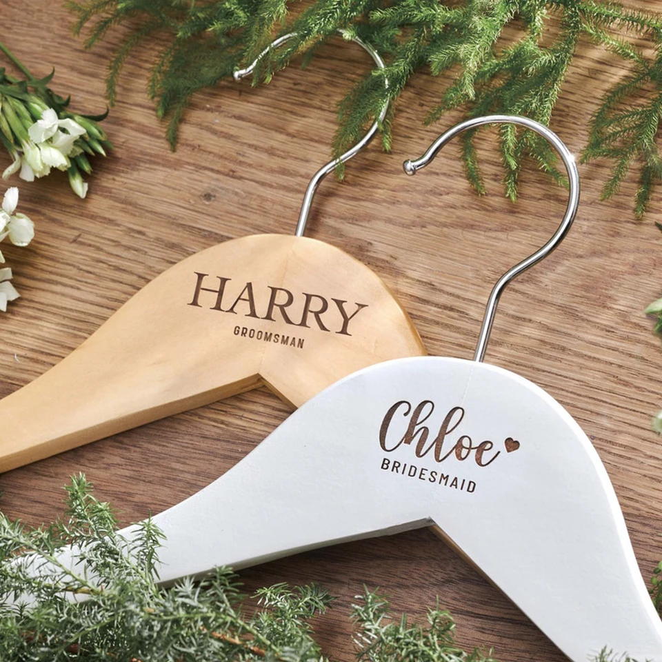 Bride Hanger Engraved With Name and Wedding Date Perfect for Bridal Shower  Gift, Bridesmaid Gift, or Engagement Gift 