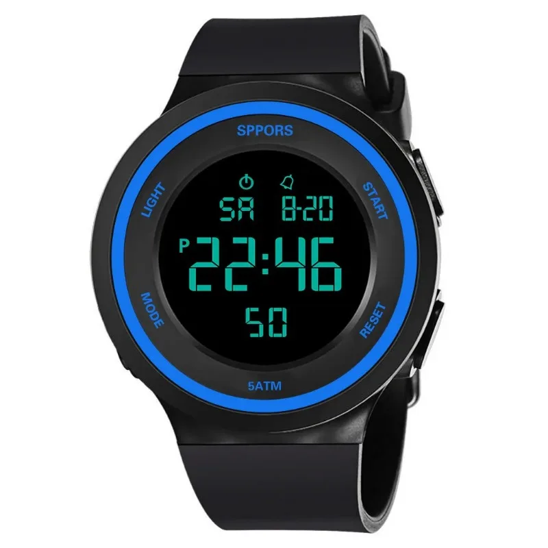 Luminous Watches Mens Electronic Watch Watches Waterproof Swim Outdoor Sport Wristwatch Silicone Fashion Hours Relojes Reloj 5
