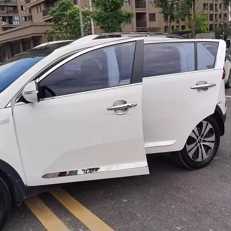 

Car Styling For KIA Sportage 2011 2012 2013 2014 2015 Stainless Steel Side Door Body Trim Decoration Molding Strip Panel Hoods