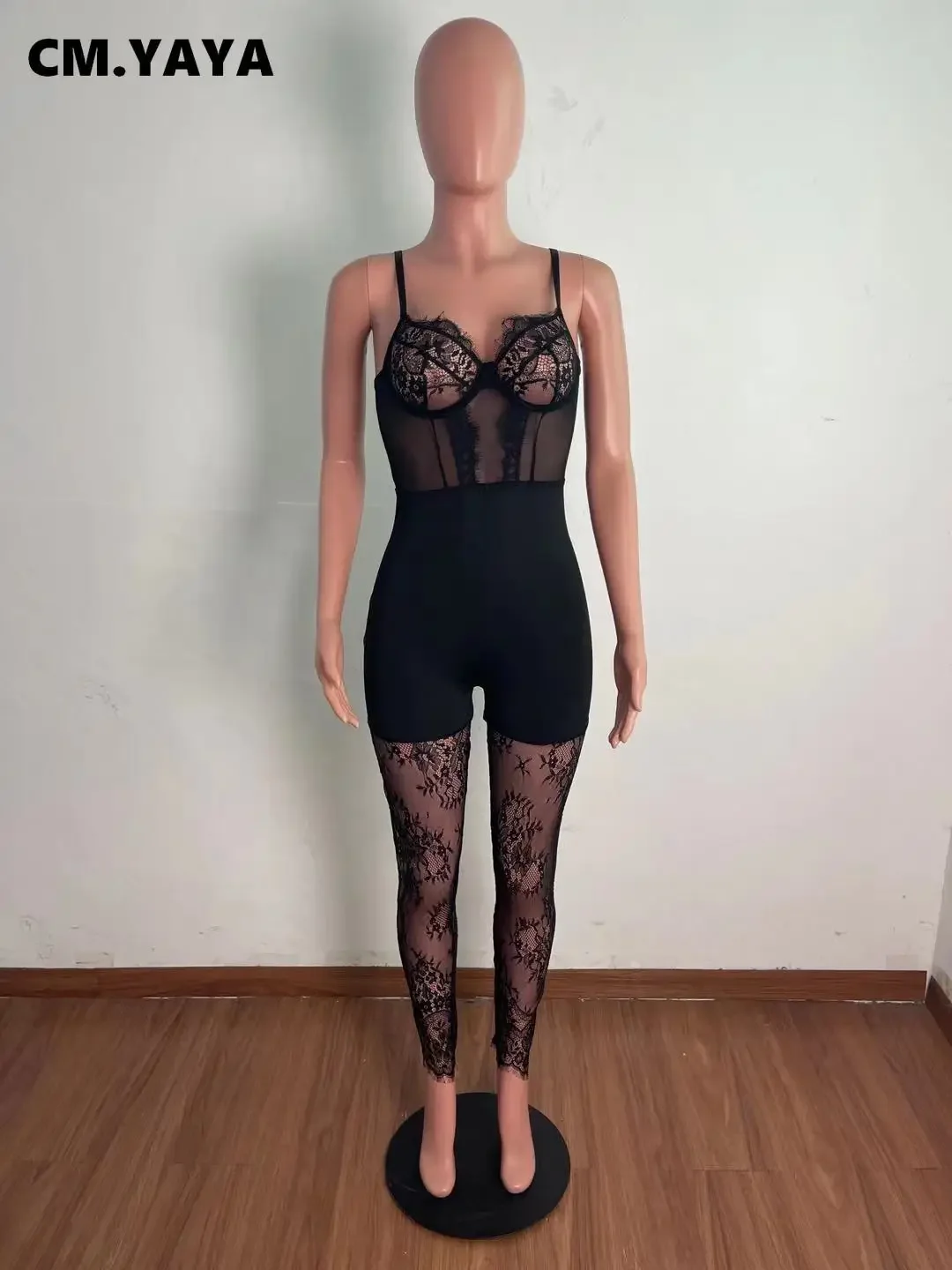 Womens Rompers Black Lace Romper Shorts Jumpsuit Sexy