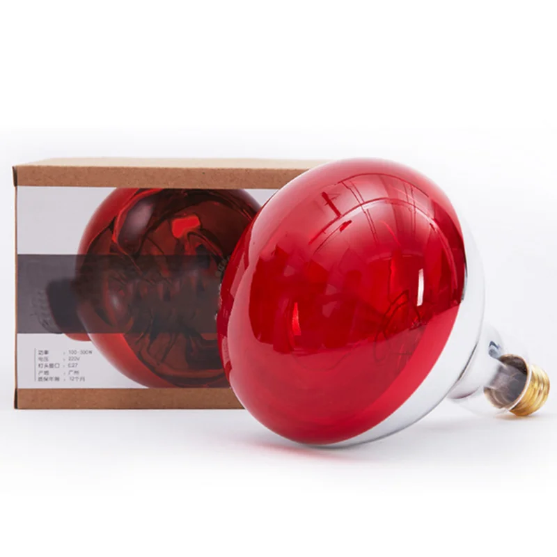 New 275W Beauty Salon Infrared Heat Lamp Bulb For Health Pain Relief Therapy 220V