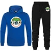 College Bonzai Records Men's Hoodies and Pants Casual Hoodies Men's Sports Set Smile High Quality Sports Jogging 2-piece Set 5