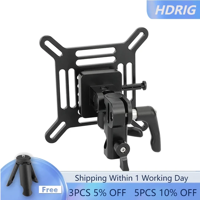 HDRIG Adjustable VESA Monitor Mount with Quick Release V-Lock to C-Stand /  Baby Pin Supports Monitors 13 to 32 LCD screens - AliExpress