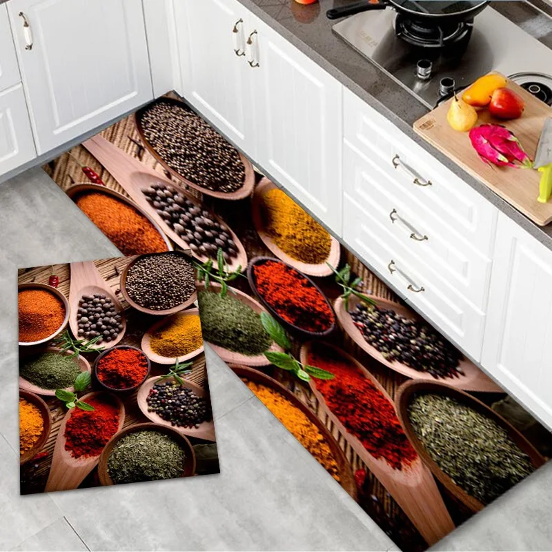 

Mat Entrance Doormat Hallway Bedroom Living Room Balcony Bathroom Anti-Slip Long Rug Decoration Floor Carpet Modern Kitchen Home
