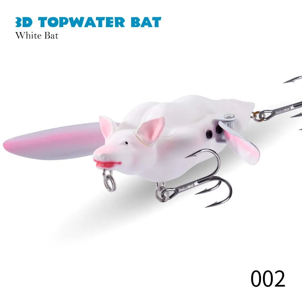 Hunthouse Topwater Bionic 3D Bat Fishing Lure Floating Surface Wobbler Hard  Bait 95mm 28g Freshwater Artificial For Bass Tackle - AliExpress