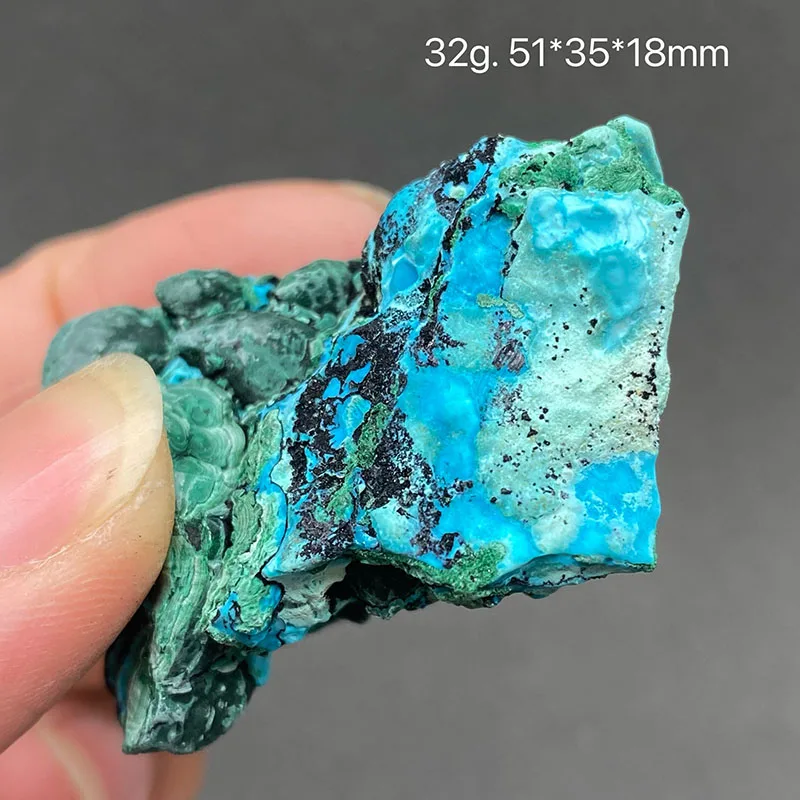 100% natural chrysocolla Malachite  raw stone mineral specimen healing crystal gemstone collection