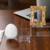 1/6pcs Mini Adjustable Acrylic Plate Stand Display Holder Plastic Clear Easels Desktop Picture Photo Frames Card Rack Home Decor 2